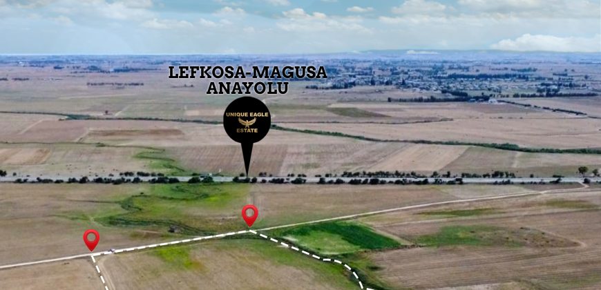 18.233 SQUARE METER FOR SALE LAND CLOSE TO THE FAMAGUSTA-NICOSIA MAIN ROAD-