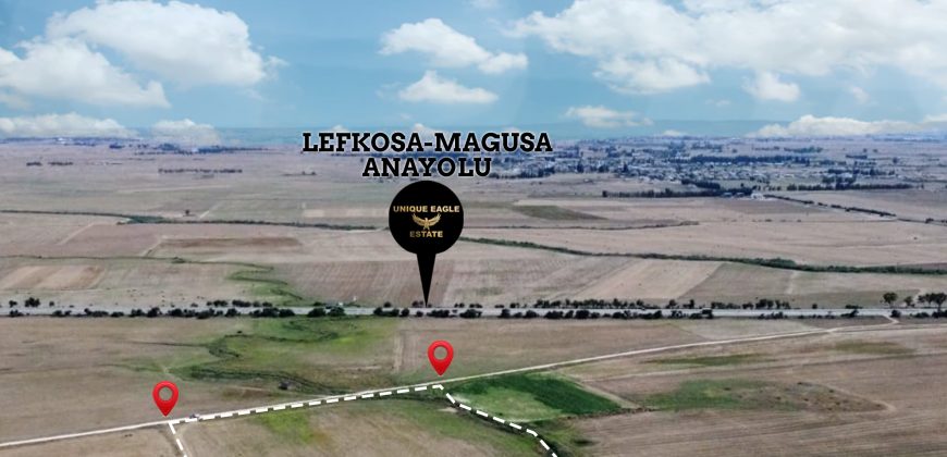 18.233 SQUARE METER FOR SALE LAND CLOSE TO THE FAMAGUSTA-NICOSIA MAIN ROAD-