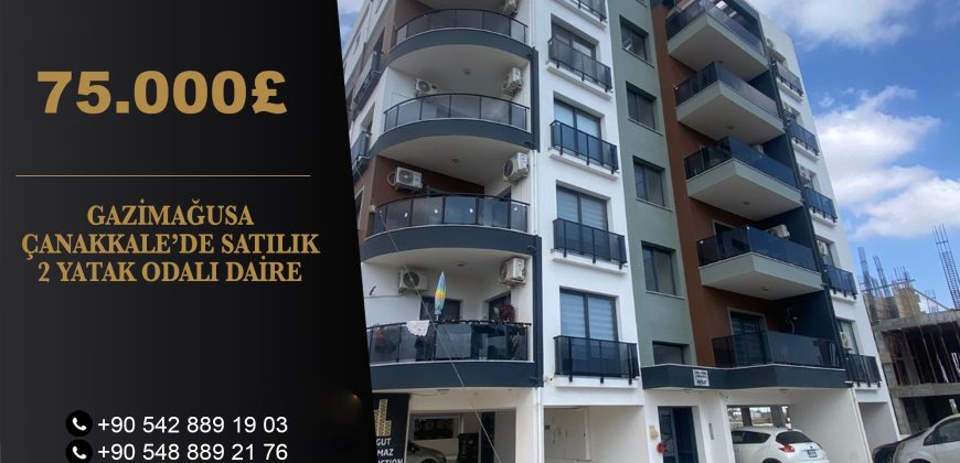 2 BEDROOM APARTMENT FOR SALE IN GAZIMAGUSA ÇANAKKALE