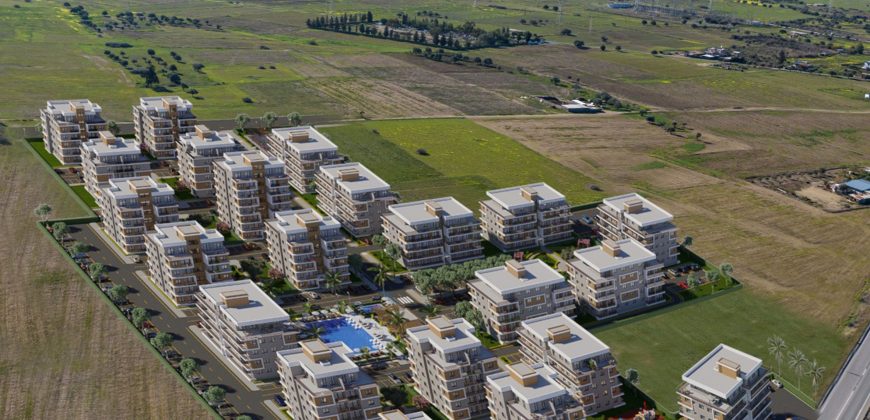 FOR SALE APARTMENTS IN THE OLEA PROJECT IN GEÇİTKALE PRICING COMMENCES AT 65.000£