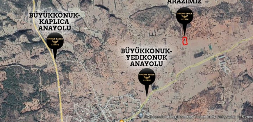 BÜYÜKKONUK’DA TOPLAM 3.679 METRE KARE SATILIK ARAZİ