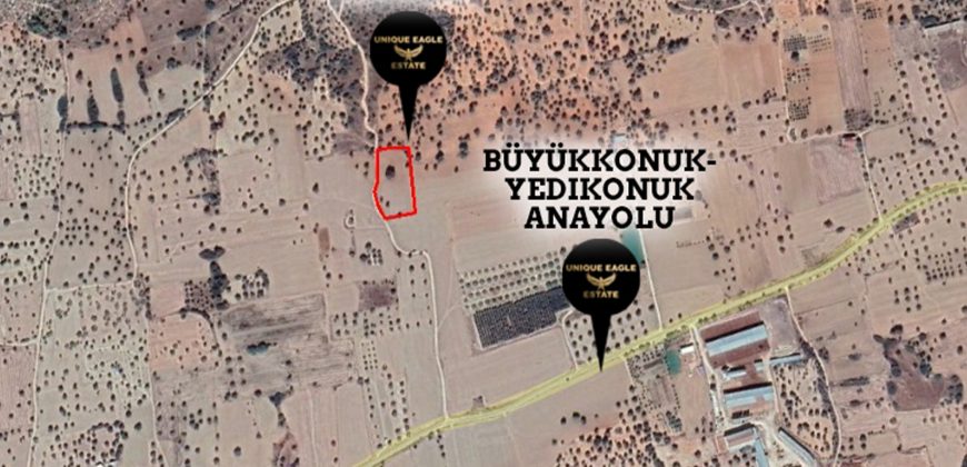 BÜYÜKKONUK’DA TOPLAM 3.679 METRE KARE SATILIK ARAZİ