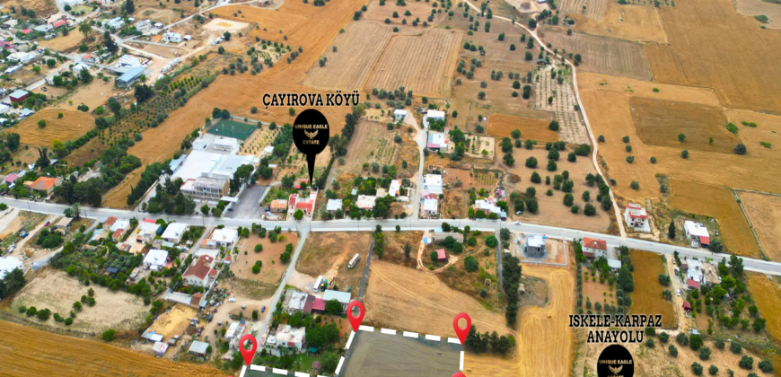 PRICE DROPPED! COMMERCIAL LAND FOR SALE ON ISKELE-KARPAZ MAIN ROAD (ÇAYIROVA)