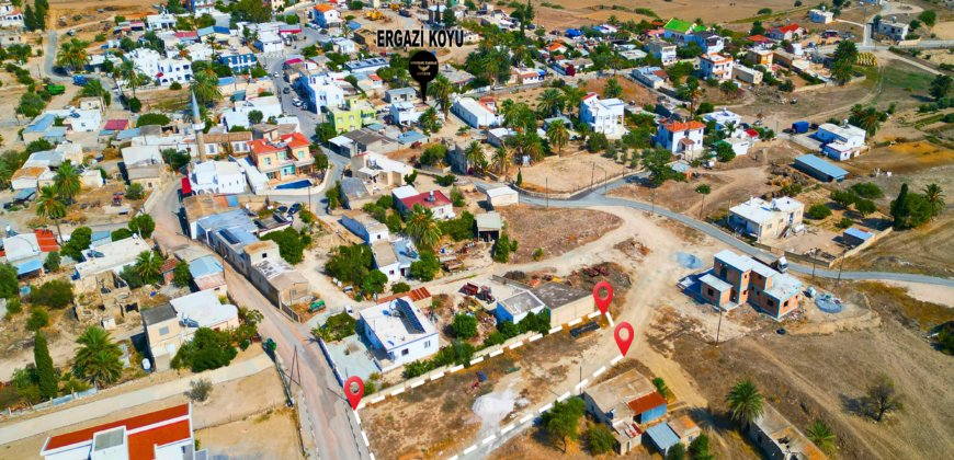 LAND FOR SALE WITH TURKISH TITLE DEED IN ISKELE-ERGAZI, 806 SQUARE METERS (2 EVLEKS 1,400 SQUARE FEET)