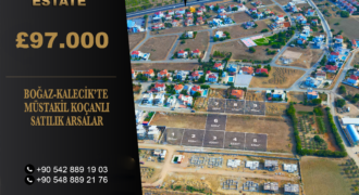 BUILDING PLOTS WITH INDIVIDUAL TITLE DEED FOR SALE IN BOĞAZ-KALECİK